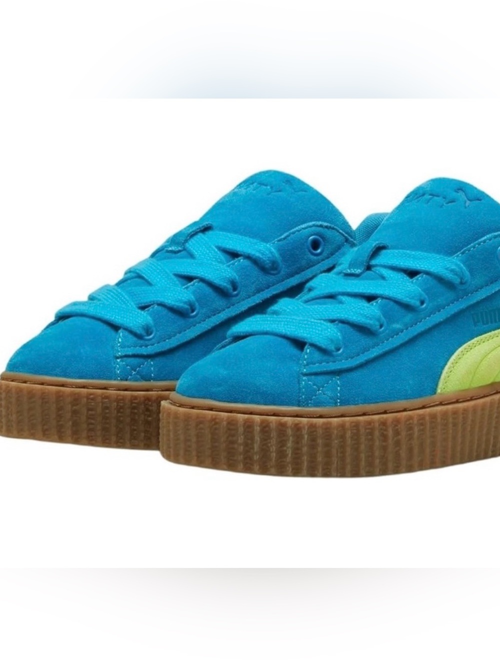 Puma X Fenty|Creeper sneakers in Blue Surf Suede chunky Platform Sneakers•••NWT - Picture 14 of 15